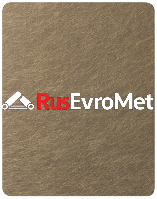 Декоративная нержавеющая сталь  Random grain Yelloy Bronze